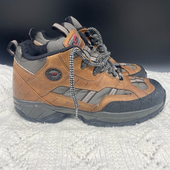 Redwing Mens 9.5 8668 Muscle Hiking Boots Brown Tan Leather Lace Up Made in USA - Picture 4 of 11